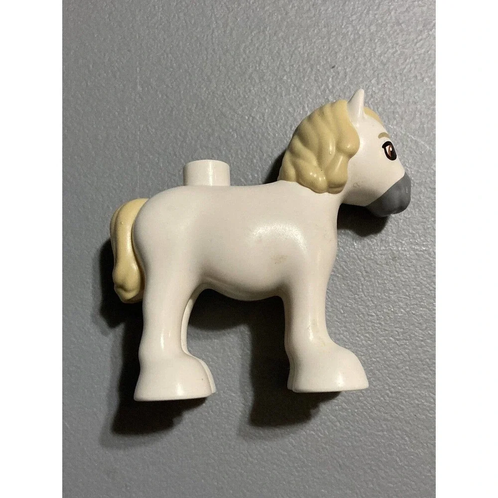 Lego Duplo RAPUNZEL'S WHITE HORSE #10878 Replacement Piece‎ Disney Princess - Picture 3 of 5